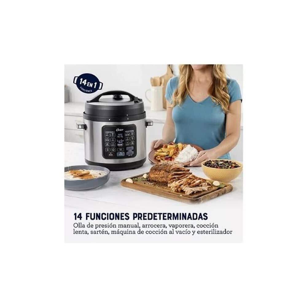 Multiolla Turbo, 5.7l De Capacidad Oster, Con 14 Funciones Predeterminadas, Funci&oacute;n Turbo, Recubrimiento Oster Diamondforce, Ckstpcect57df image number 2.0