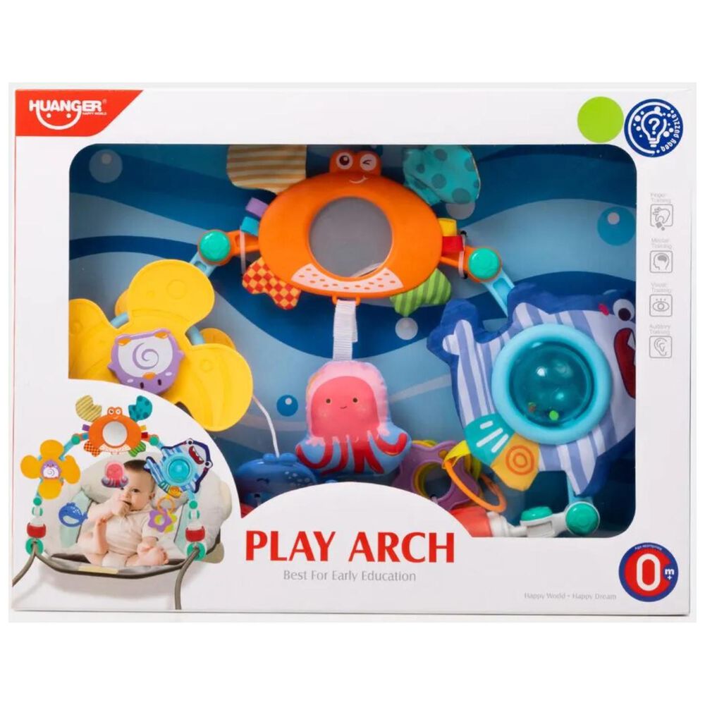 Movil De Cuna Para Bebes Animales Del Mar Sonajeros Infantil image number 2.0