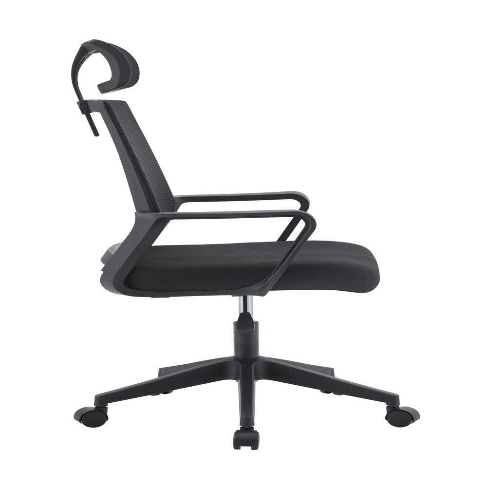 Silla De Oficina Ejecutiva Roma Ergonomica Color Negro Bm-695 Arthome image number 3.0