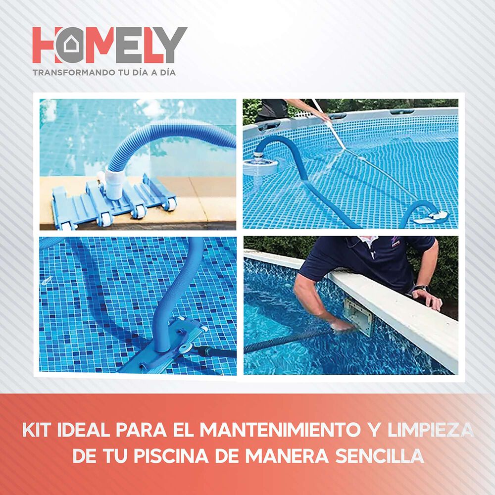 Limpiafondos Piscina Homely + P&eacute;rtiga 2.4m + Accesorios image number 5.0