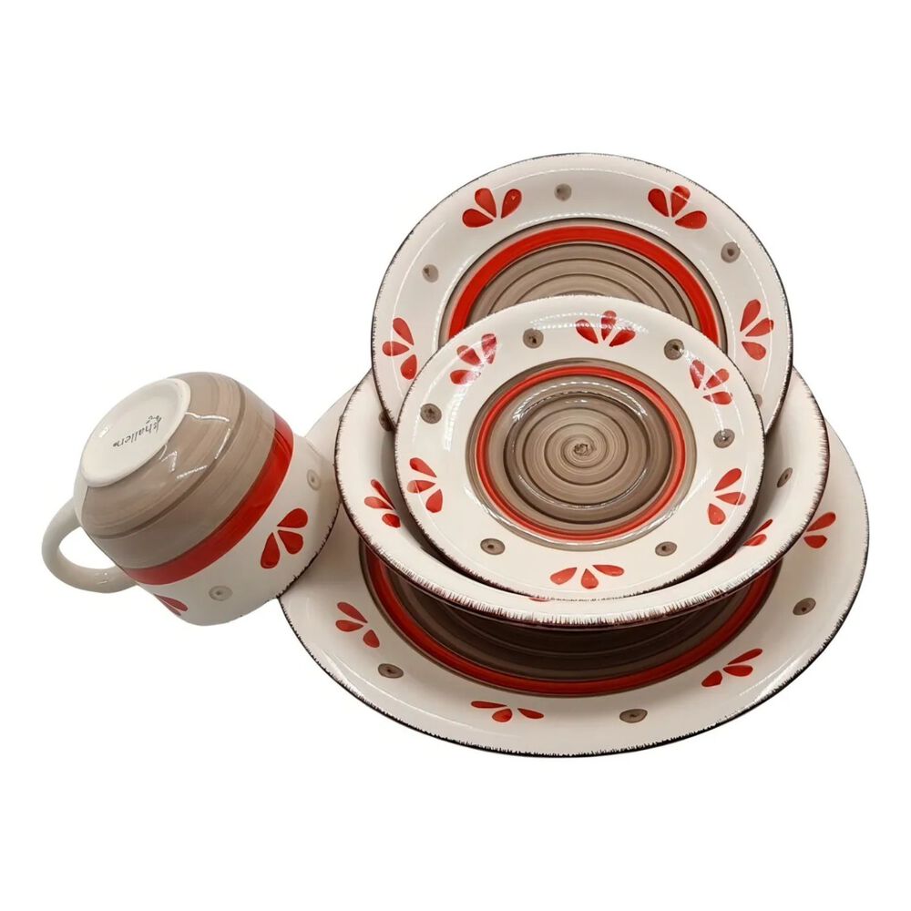 Juego De Loza Porcelana Vajilla 30 Piezas Hallen Emily image number 2.0