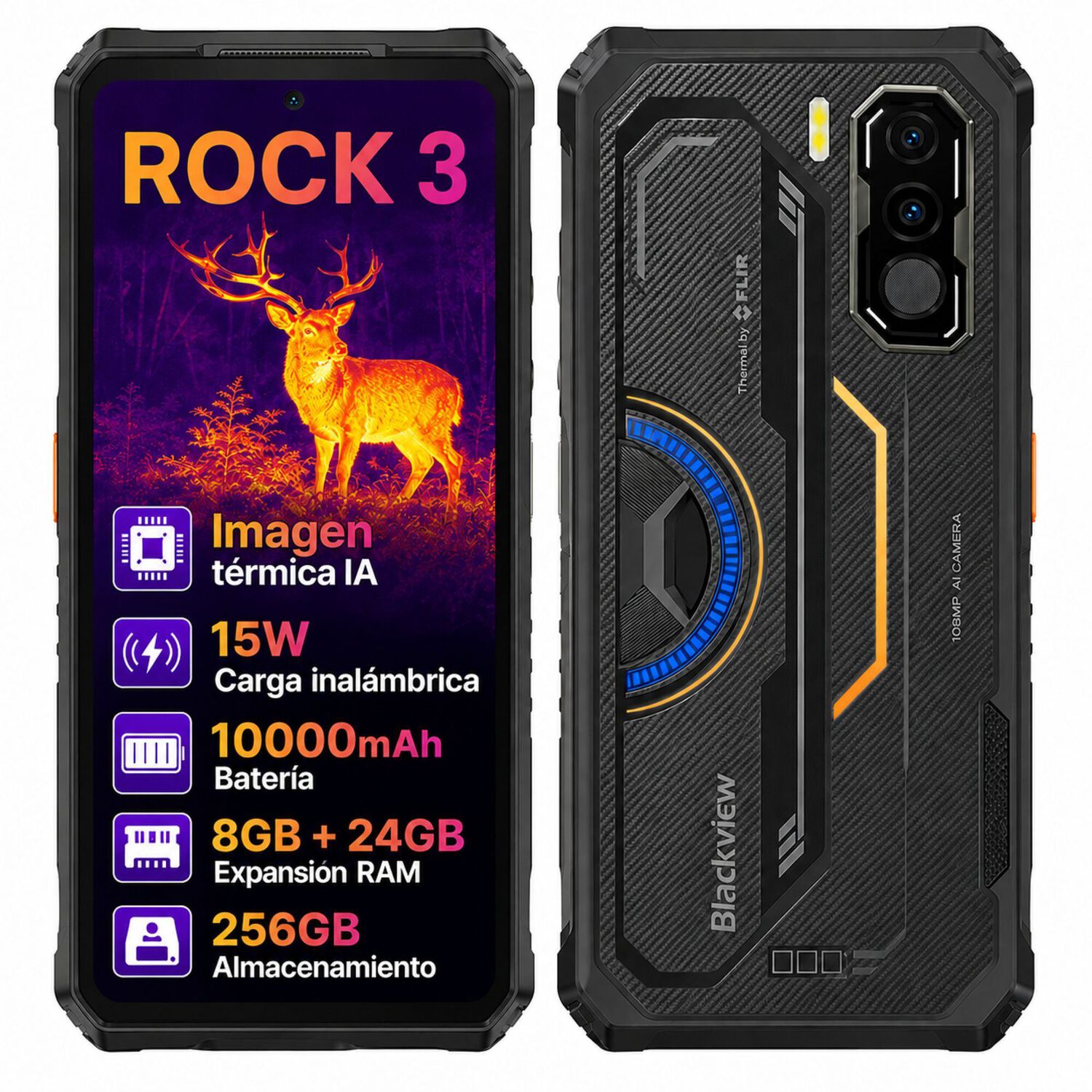 Blackview Rock 3 | Celular Rugged Con C&aacute;mara T&eacute;rmica image number 0.0