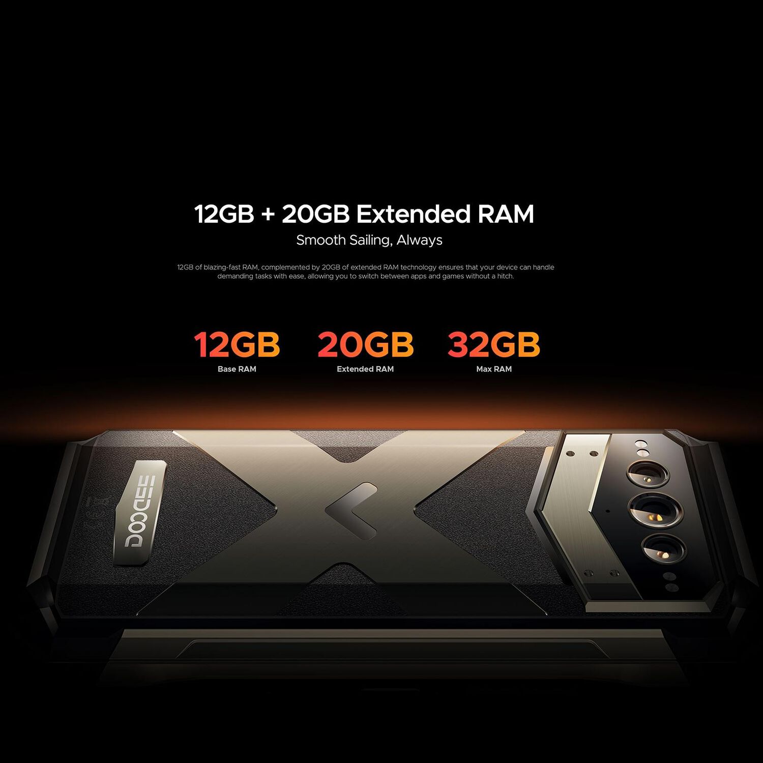 Doogee V Max Pro - Smartphone Rugged 108 Mp, Bater&iacute;a 22.000 Mah, Pantalla 120 Hz image number 2.0