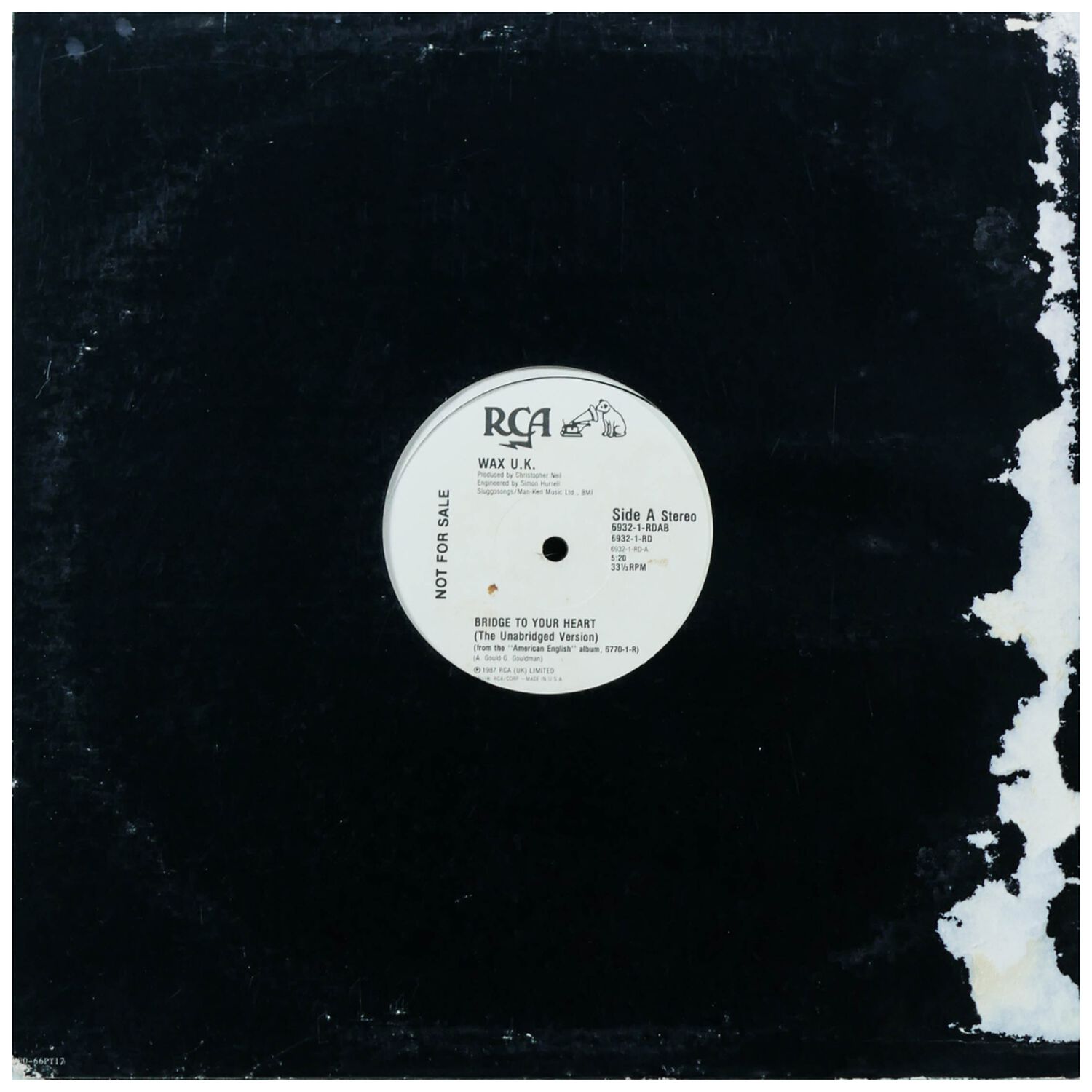 Wax - Bridge To Your Heart | 12" Maxi Single Usado image number 1.0