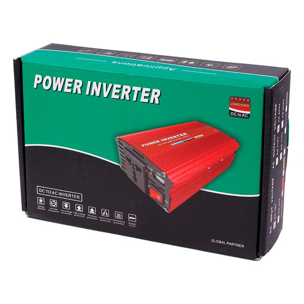 Inversor Convertidor De Corriente De Coche 1000w 12v220v image number 1.0
