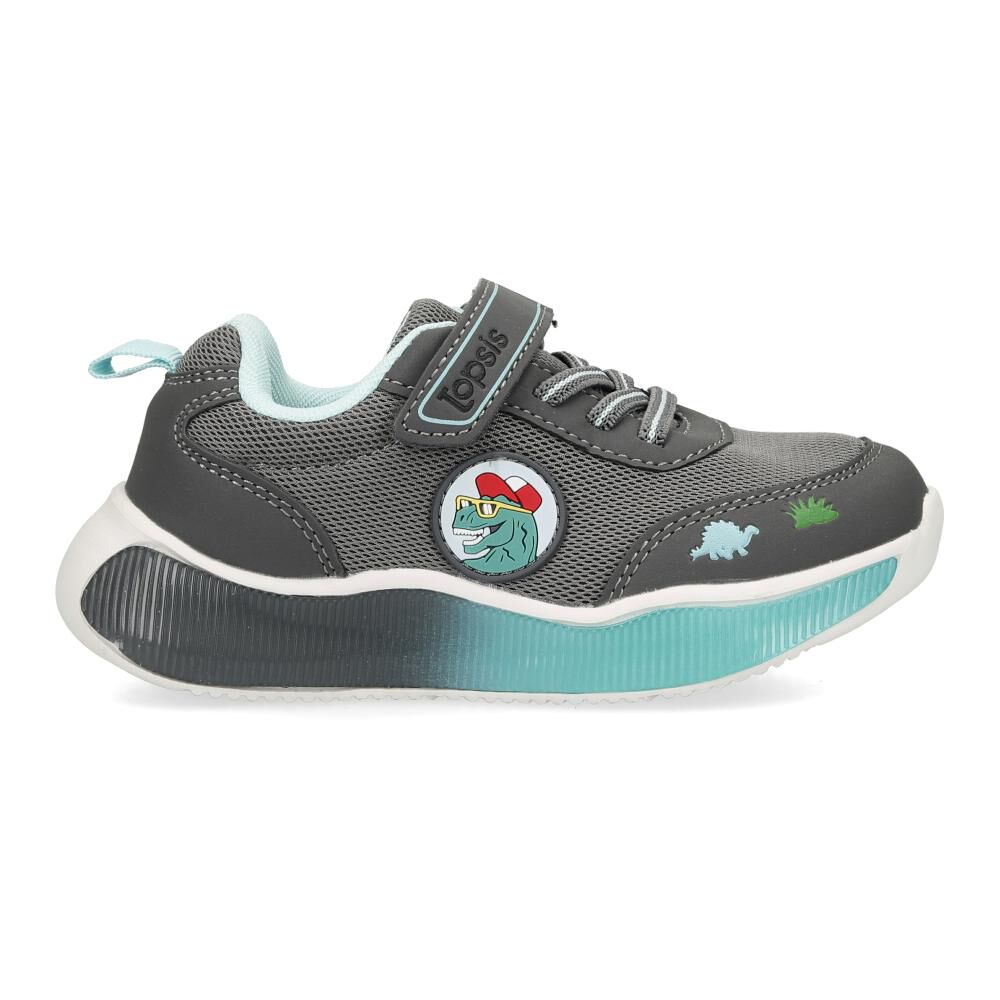 Zapatilla Infantil Niño Topsis Grey image number 2.0