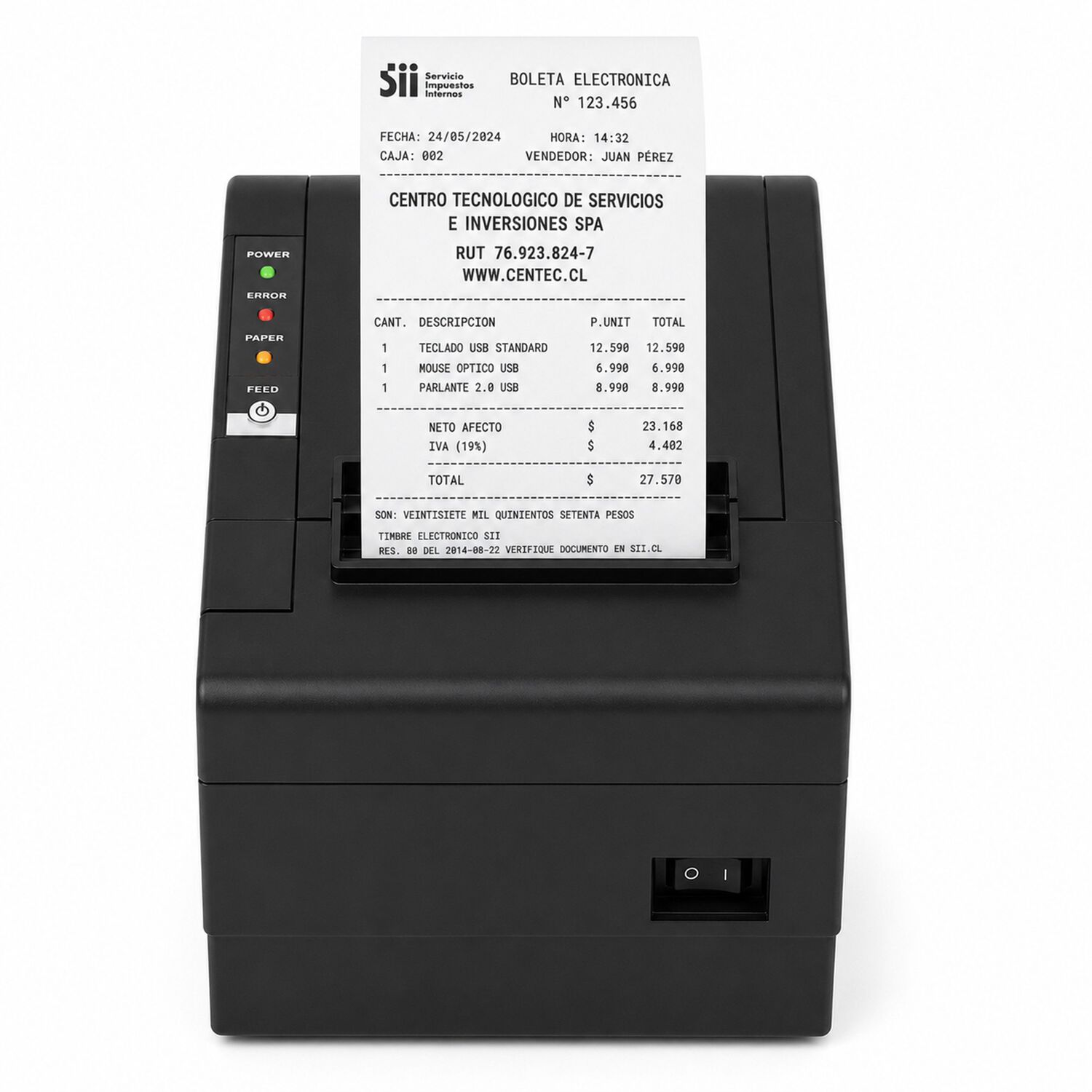 Impresora T&eacute;rmica Profesional 80mm Utek Usb / Lan Ut-prt8080 image number 9.0