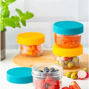 Set 2 Frascos Snack Silicona
