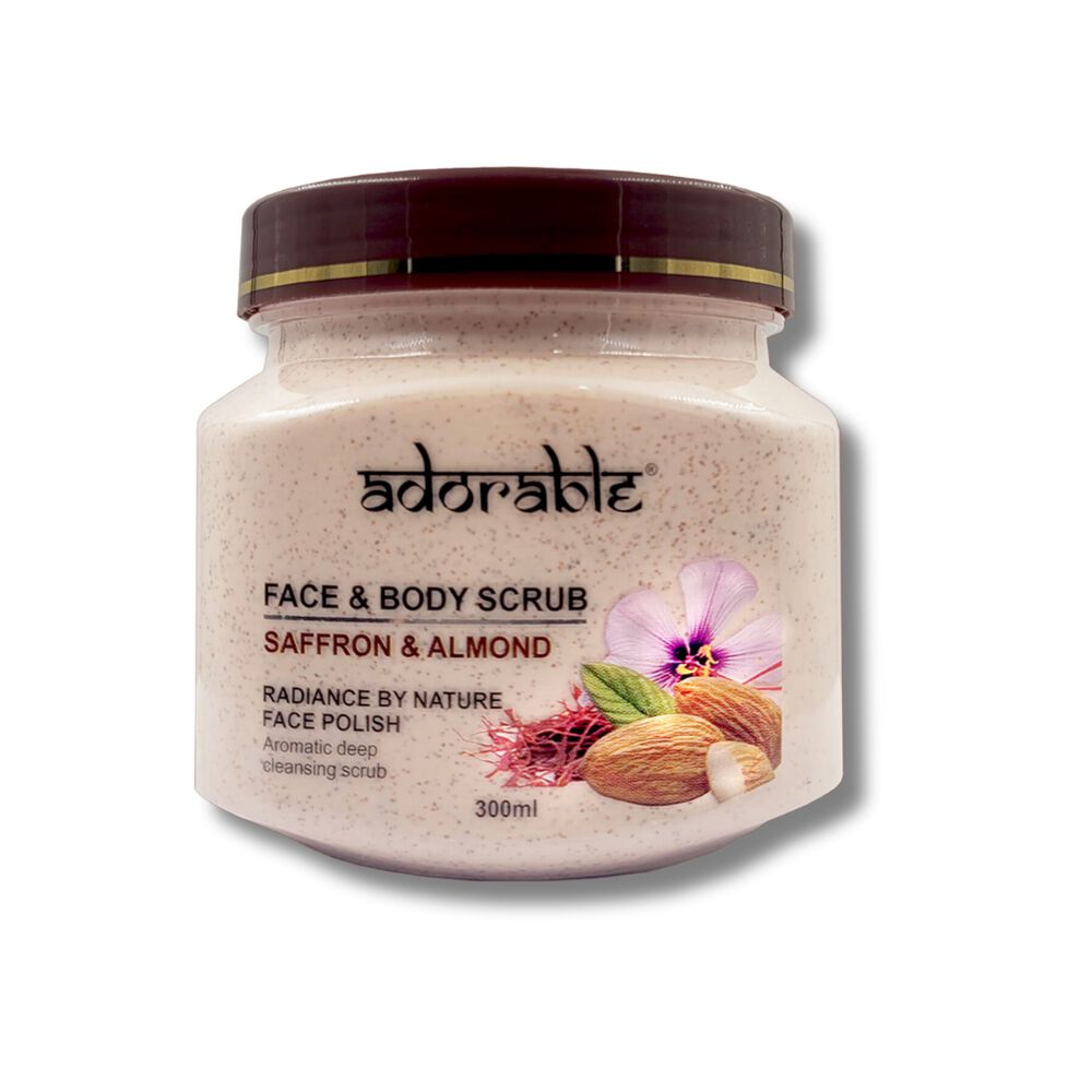 Adorable Exfoliante Cuerpo Y Rostro Azafrán-almendra 300 Ml image number 0.0