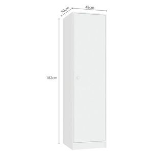 Cl&oacute;set Vekka Home Cl&oacute;set White / 1 Puerta, 1 Puerta
