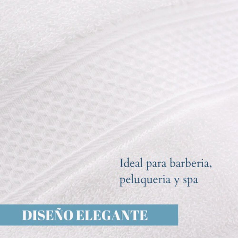 Set 4 Toallas Algodon Blancas image number 3.0