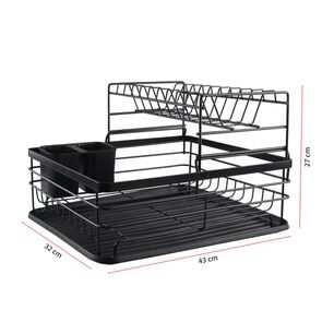 Secaplatos Escurridor Simplit 2 Niveles Acero Inox