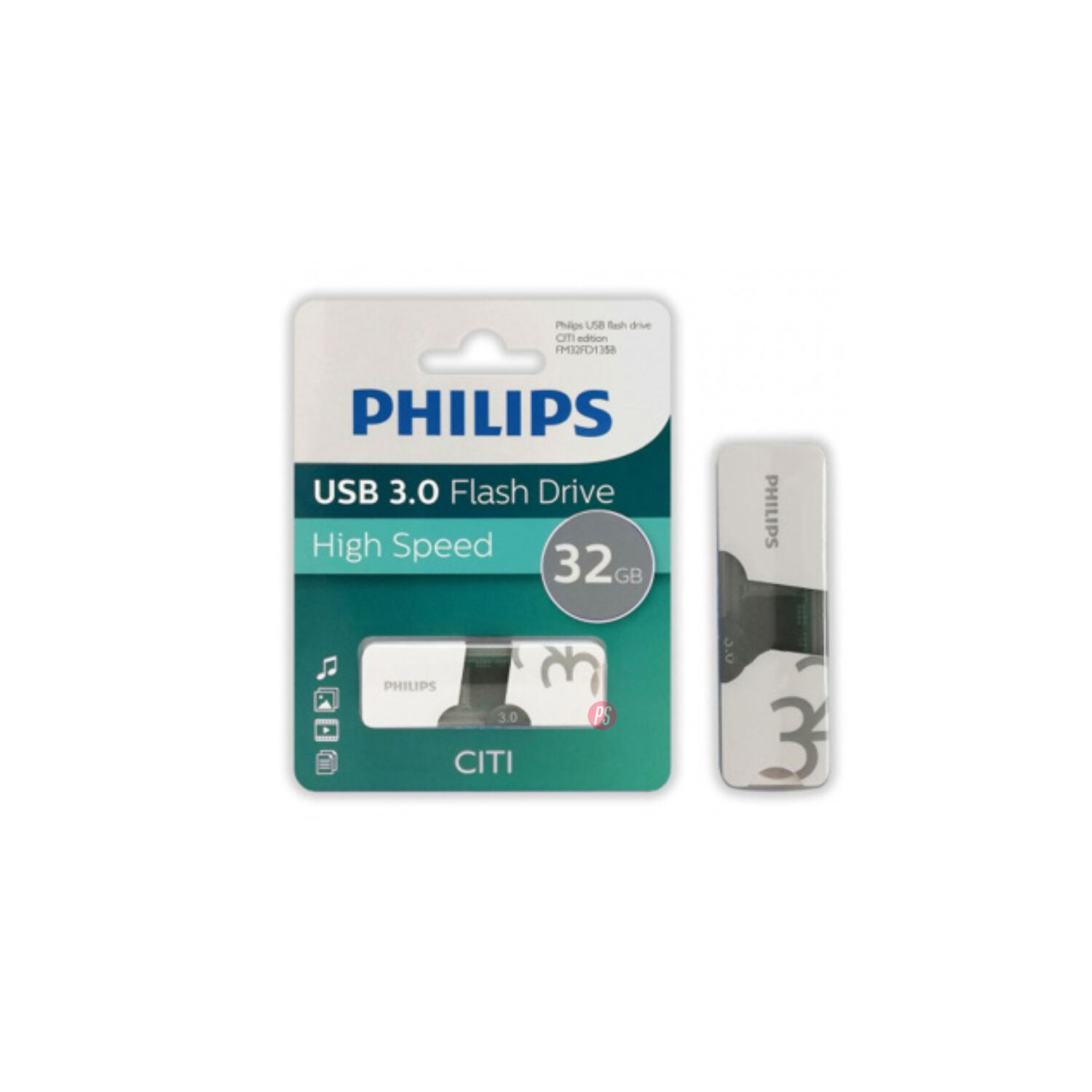 Pendrive 32gb Philips Citi 3.0 - Ps image number 1.0