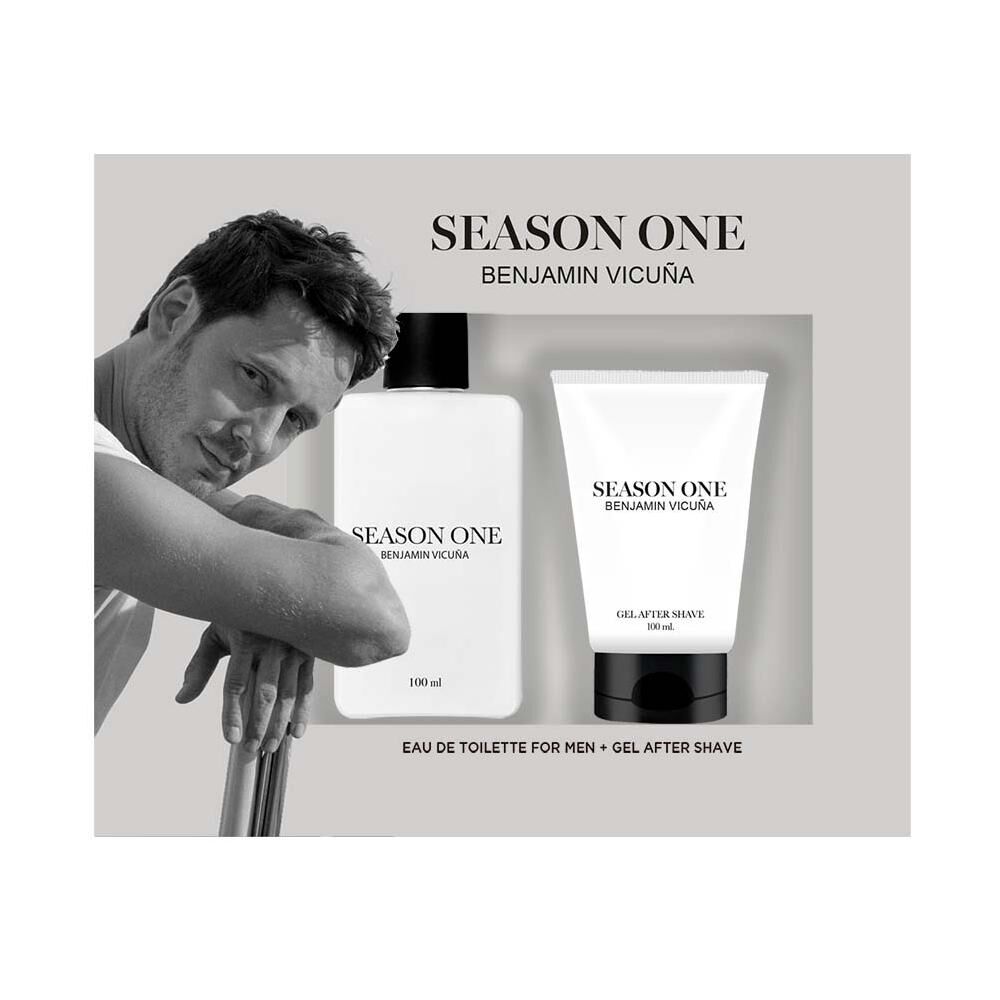 Set De Perfumería Season One Edt 100 Ml + Gel After Shave Benjamin Vicuña / 100 Ml+100 Ml / Edt, Eau De Toilette image number 0.0