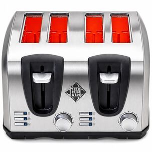 Tostador El&eacute;ctrico Doble (4en1) Easy Toast Pro Inox 1450w