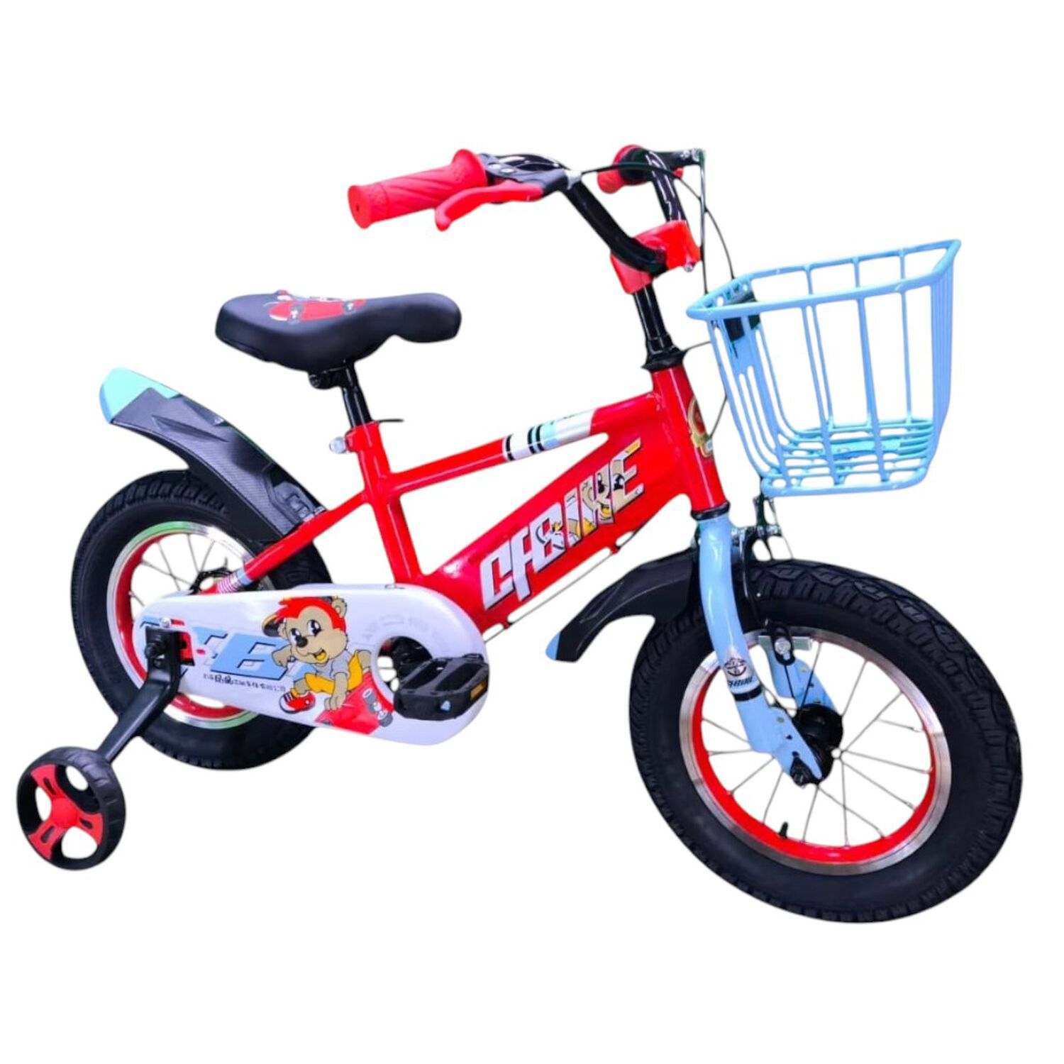 Bicicleta Aro 12 Infantil Cfbike Rojo/celeste image number 1.0