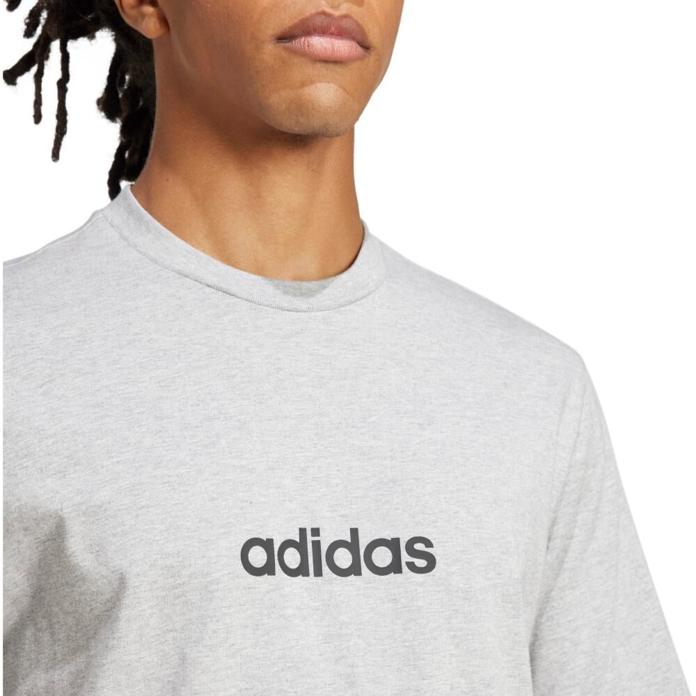 Camiseta Essentials Linear Single Jersey Adidas image number 3.0