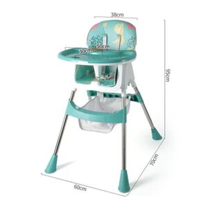 Silla Comedor Portátil Infantil 2 En 1 Plegable