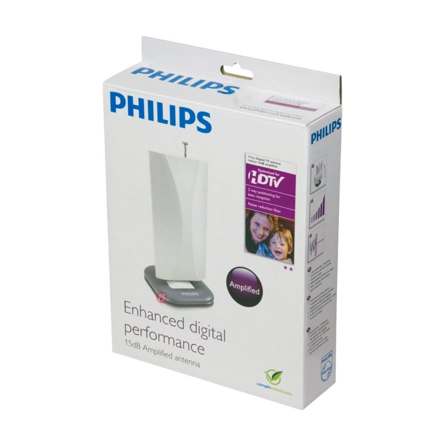 Antena Para Tv Hdtv 15db Philips Sdv5122t - Ps image number 2.0