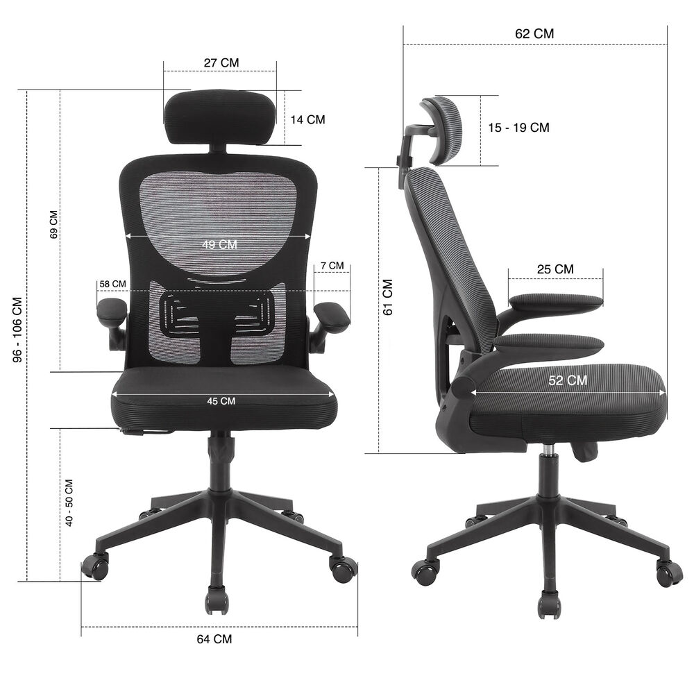 Silla De Escritorio Posture Executive - Negro image number 1.0