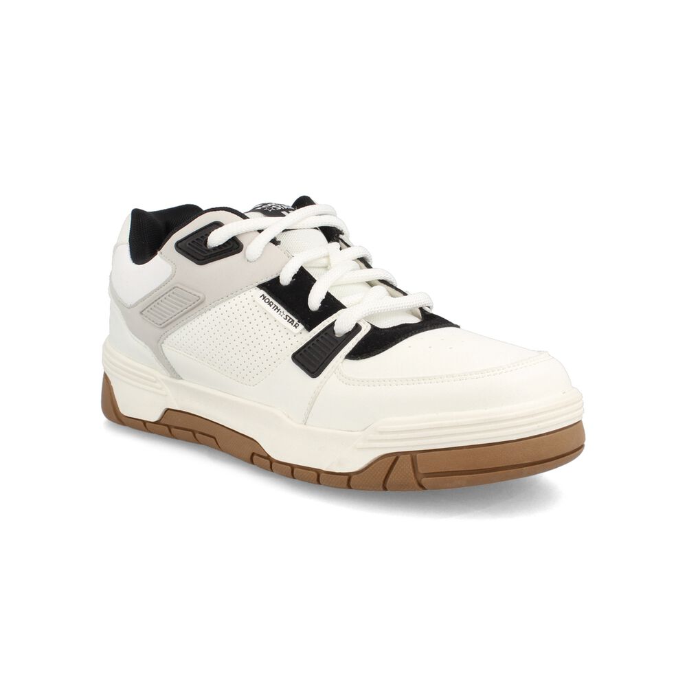 Zapatilla Hombre North Star Skater Chunk Blanco-negro image number 1.0