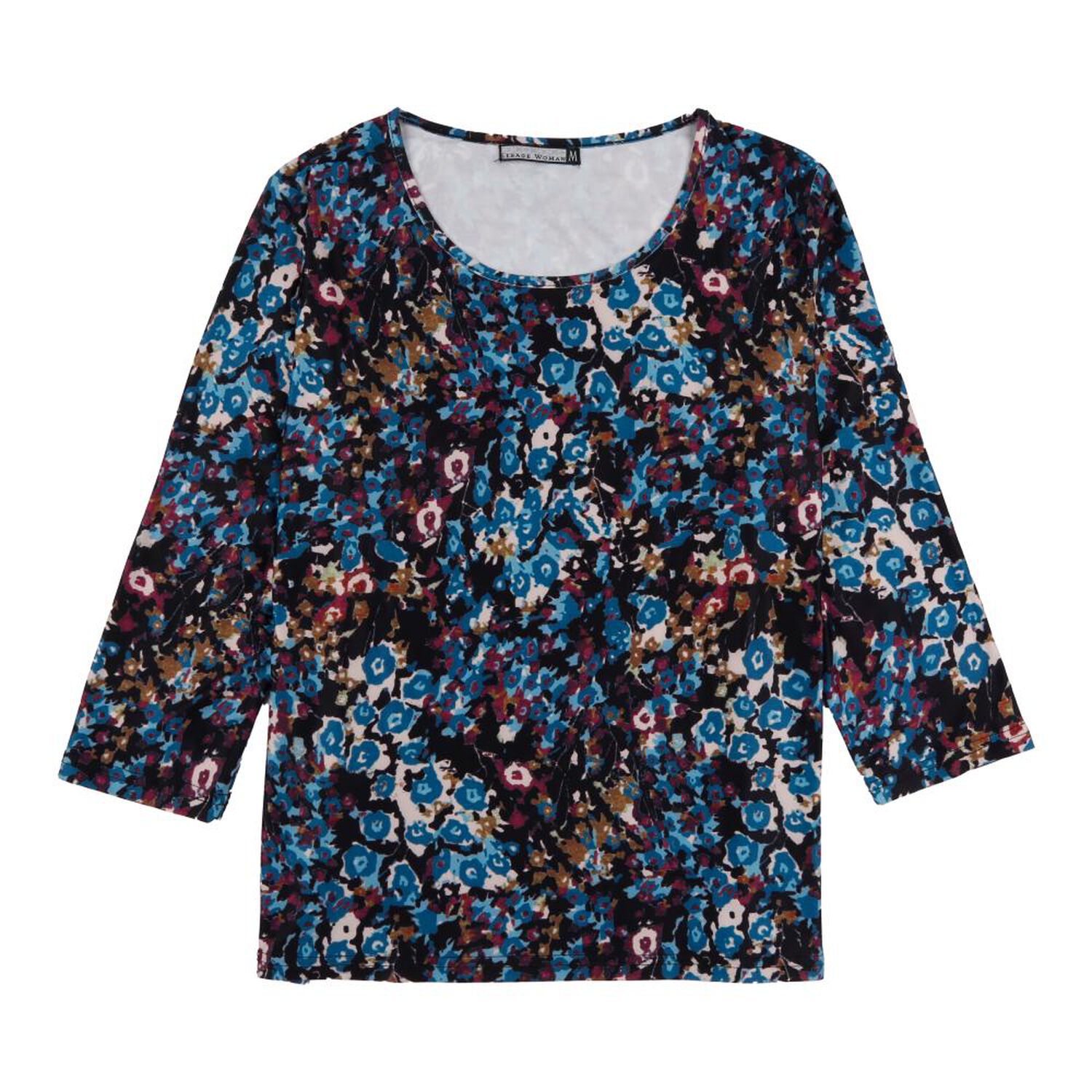 Polera Full Print Manga Larga Cuello Redondo Mujer Lesage image number 0.0