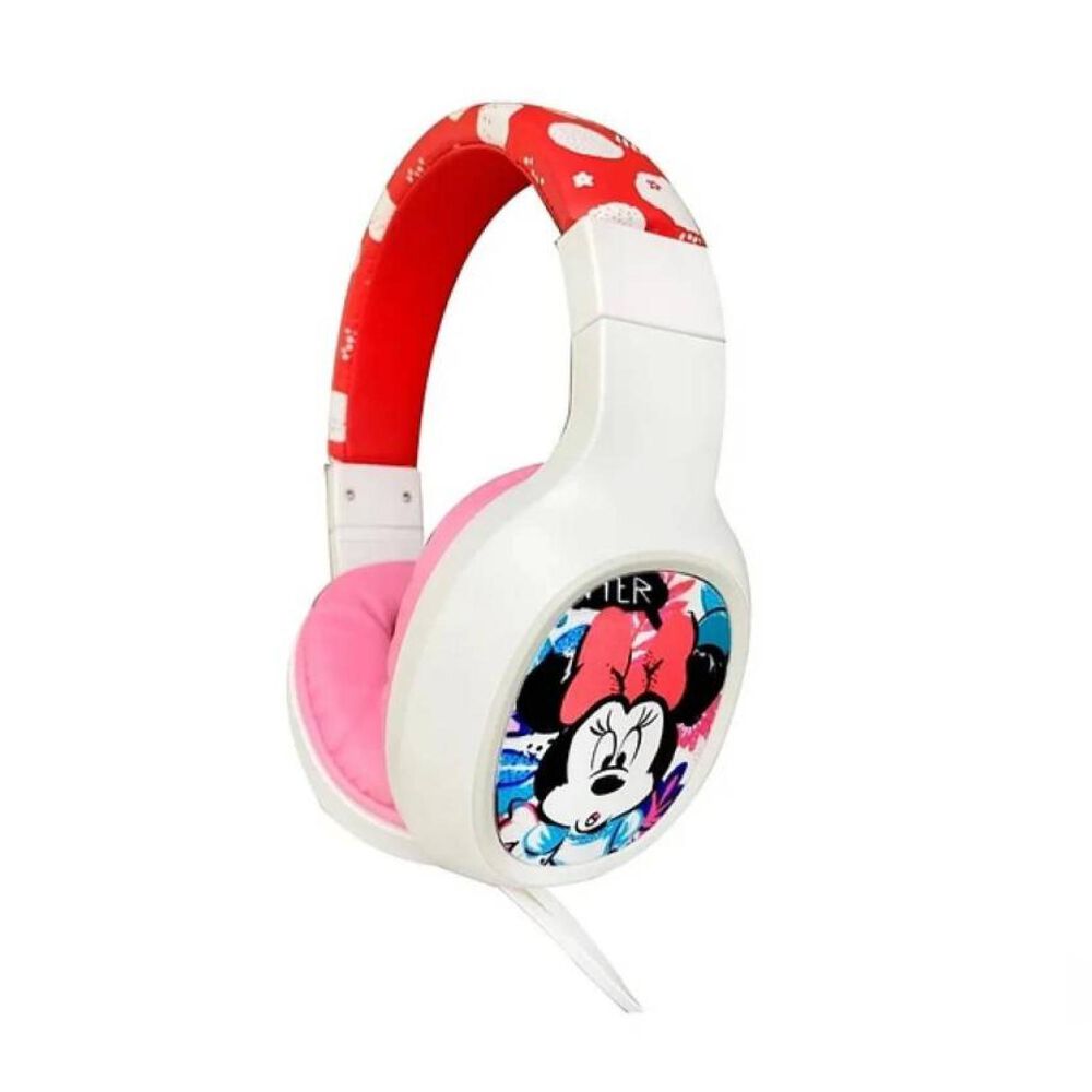 Audifonos Manos Libres Overear Infantil Blanco Minnie Mouse image number 0.0