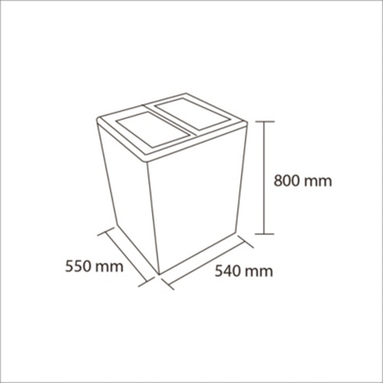 Congelador Dual 100 L image number 2.0