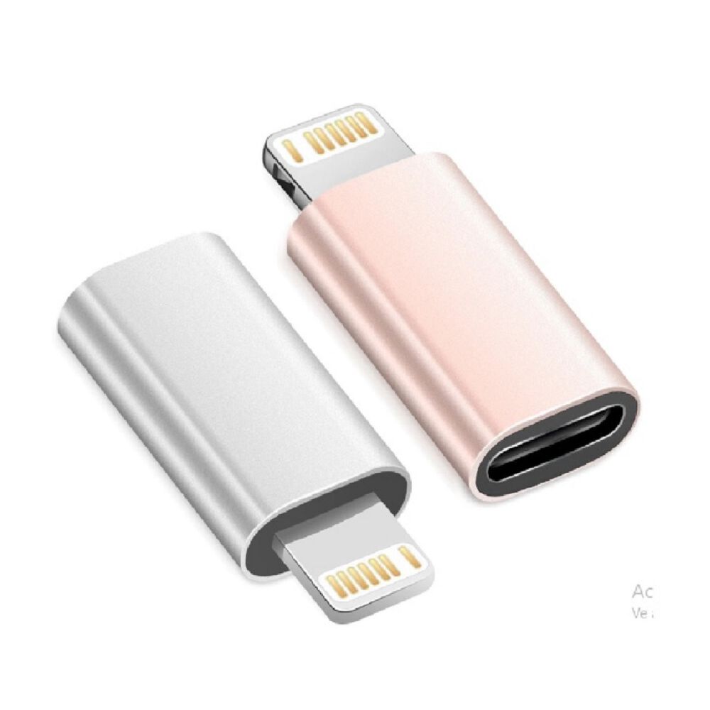 Adaptador Compatible Iphone Lightning A Tipo C Otg De 8 Pines Macho A Tipo C Hembra image number 0.0