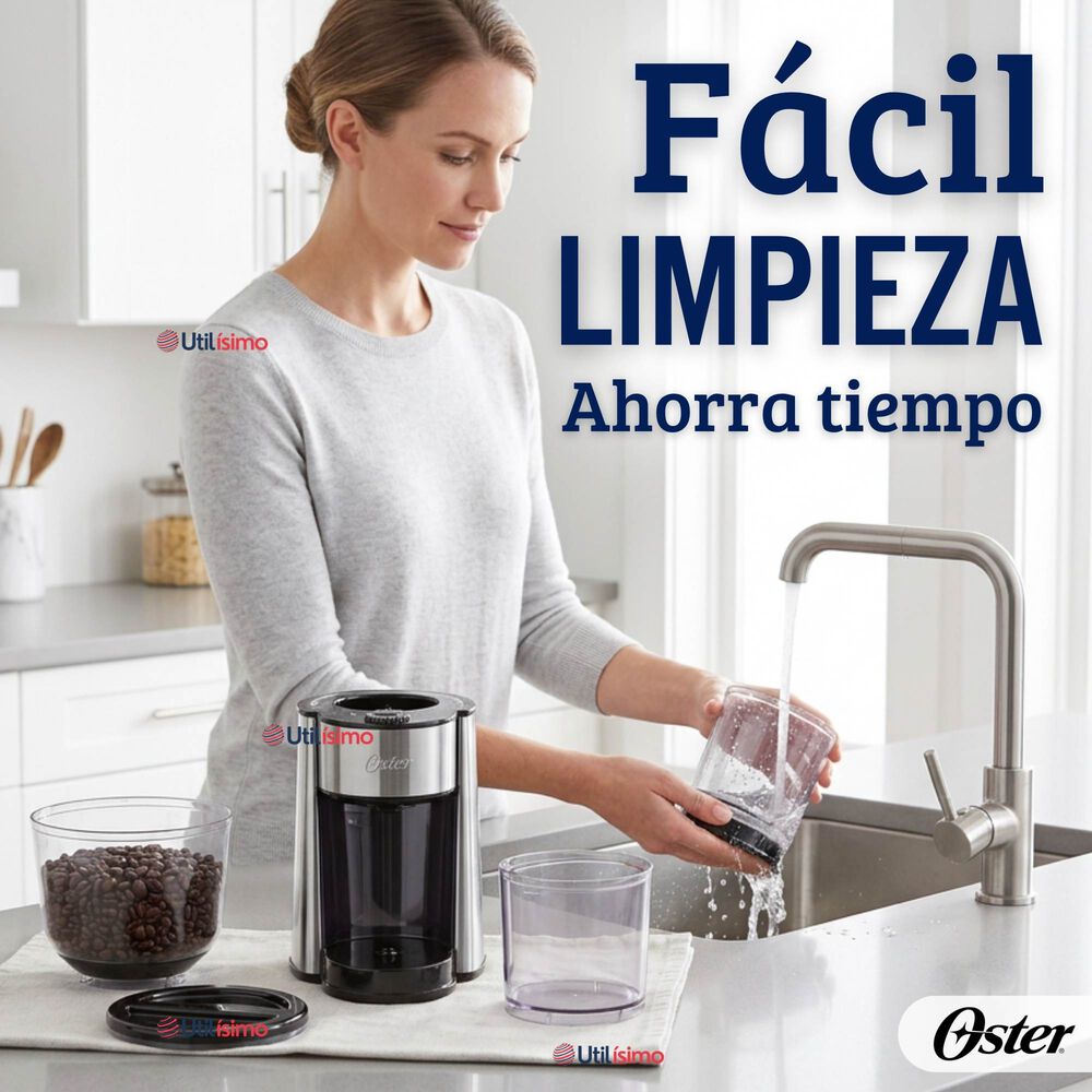 Oster Molinillo De Caf&eacute;, Accesorio, Con 18 Ajustes De Grosor, Incluye Accesorios, Bvstbmh23 image number 2.0