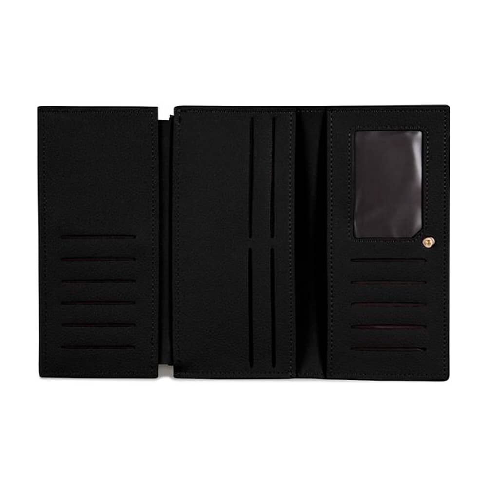 2 Billeteras De Mujer Delia Negra Y Caf&eacute; Carven image number 3.0