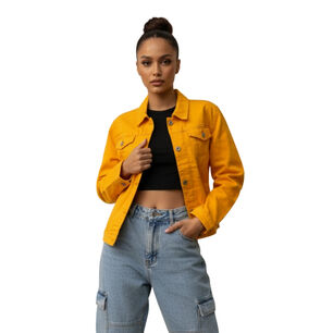 Chaqueta Mezclilla New Clasic Mujer