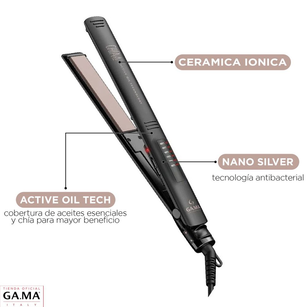 Pack Secador Y Alisadora Gama Ch&iacute;a Active Oil Technology image number 4.0