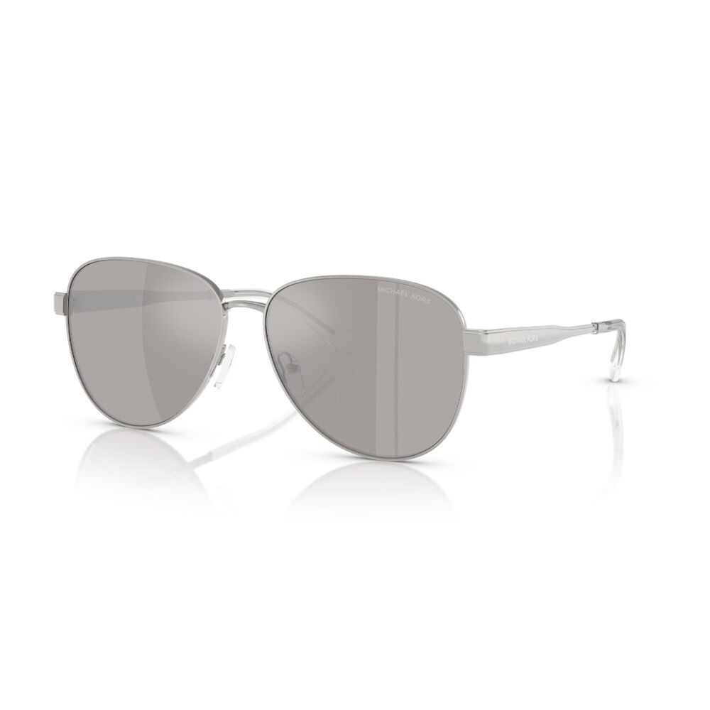 Lentes De Sol Biarritz Plateado Espejados Michael Kors image number 1.0
