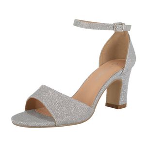 Sandalia De Vestir Soret Plateado Alquimia