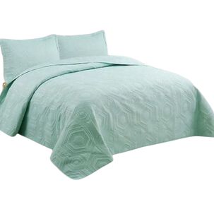 Cobertor Quilt De Verano Cubrecama King Colcha 250x270cm Gs