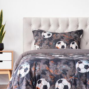 Plumón Casaideal Kids Futbol / 1.5 Plazas Plumón Casaideal Kids Futbol / 1.5 Plazas