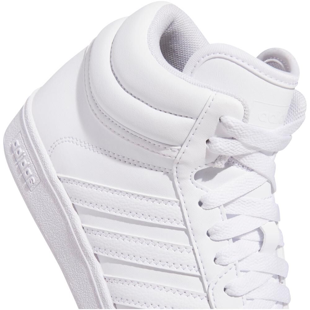 Zapatilla Urbana Unisex Adidas Hoops 4.0 Mid J Blanco image number 6.0