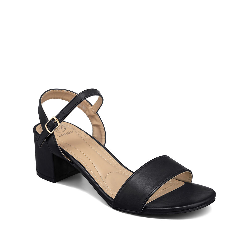 Sandalia Taco Grueso Casual Elegante Mujer Weide Js71b image number 6.0