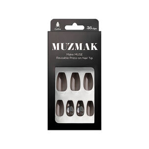 Muzmak - Uñas Press On Stone Ice Coffin 36 U.