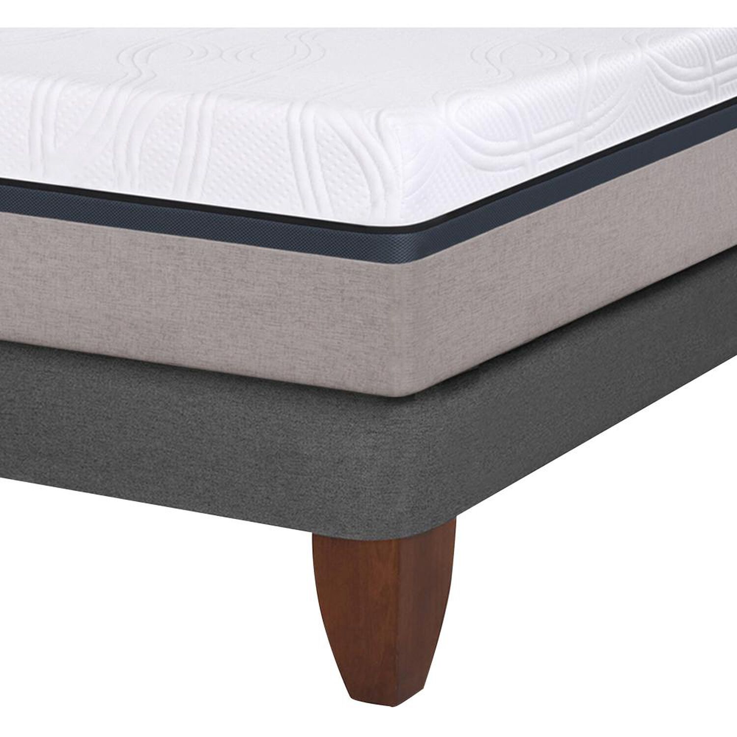 Cama Europea Cic Balance / 2 Plazas / Base Dividida  + Respaldo image number 2.0