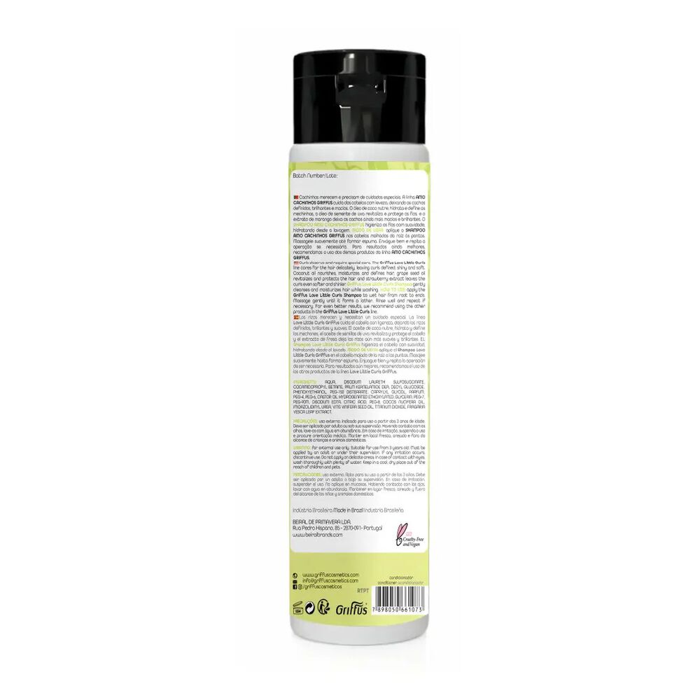 Shampoo Amo Cachinhos 300ml Griffus image number 3.0