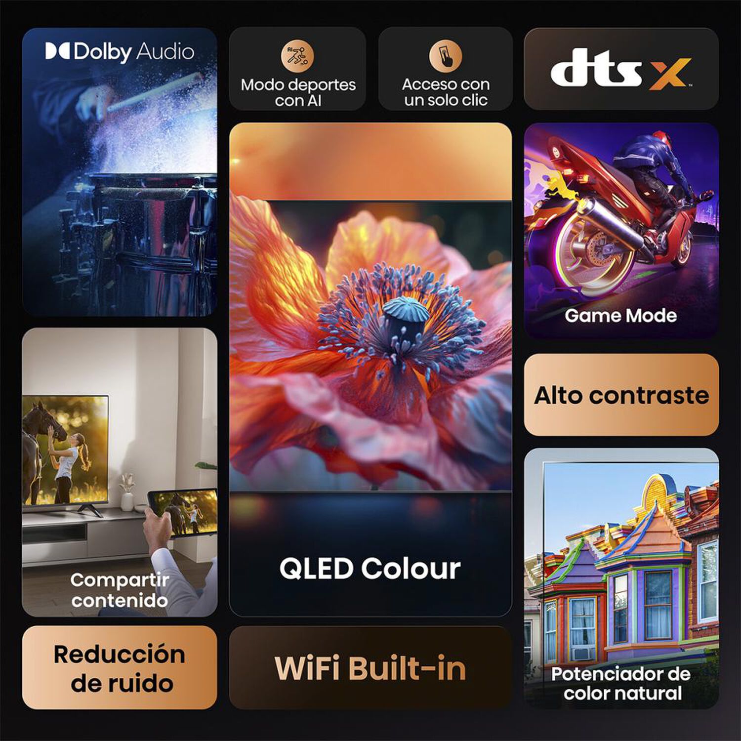 Qled 43" Hisense 43Q4SV / Full HD / Smart TV image number 2.0