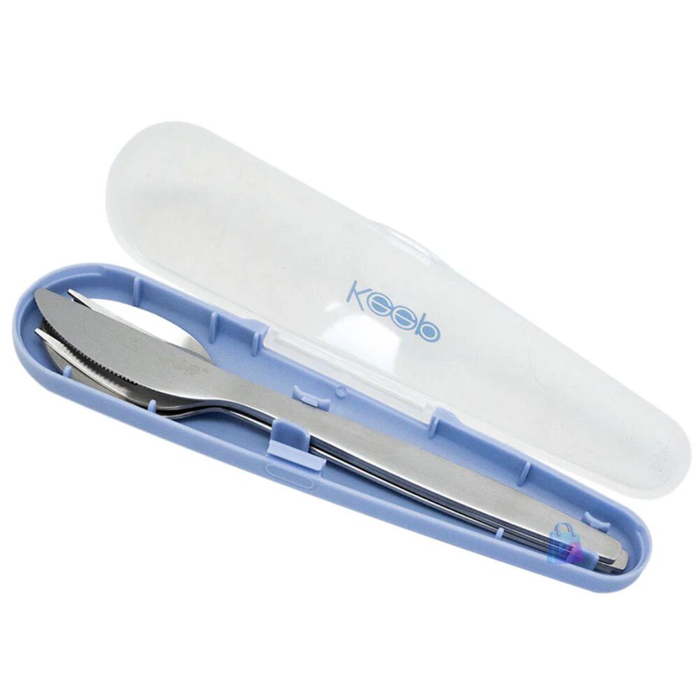 Herm&eacute;tico Keep 650ml Acero + Cubiertos On The Go - Ps image number 4.0