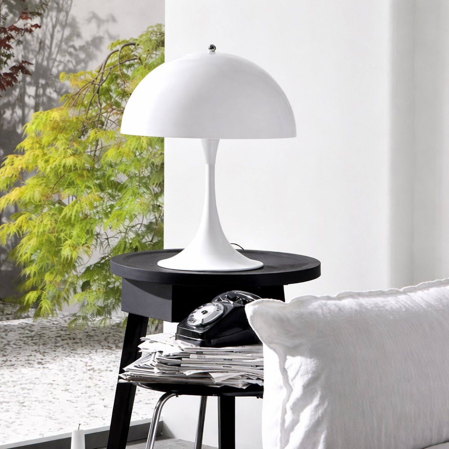 Lampara Led Velador Recargable Calida Y Fria image number 2.0