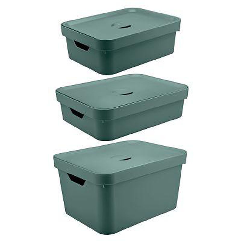 Conjunto Cajas Cube Verde Oscuro image number 0.0