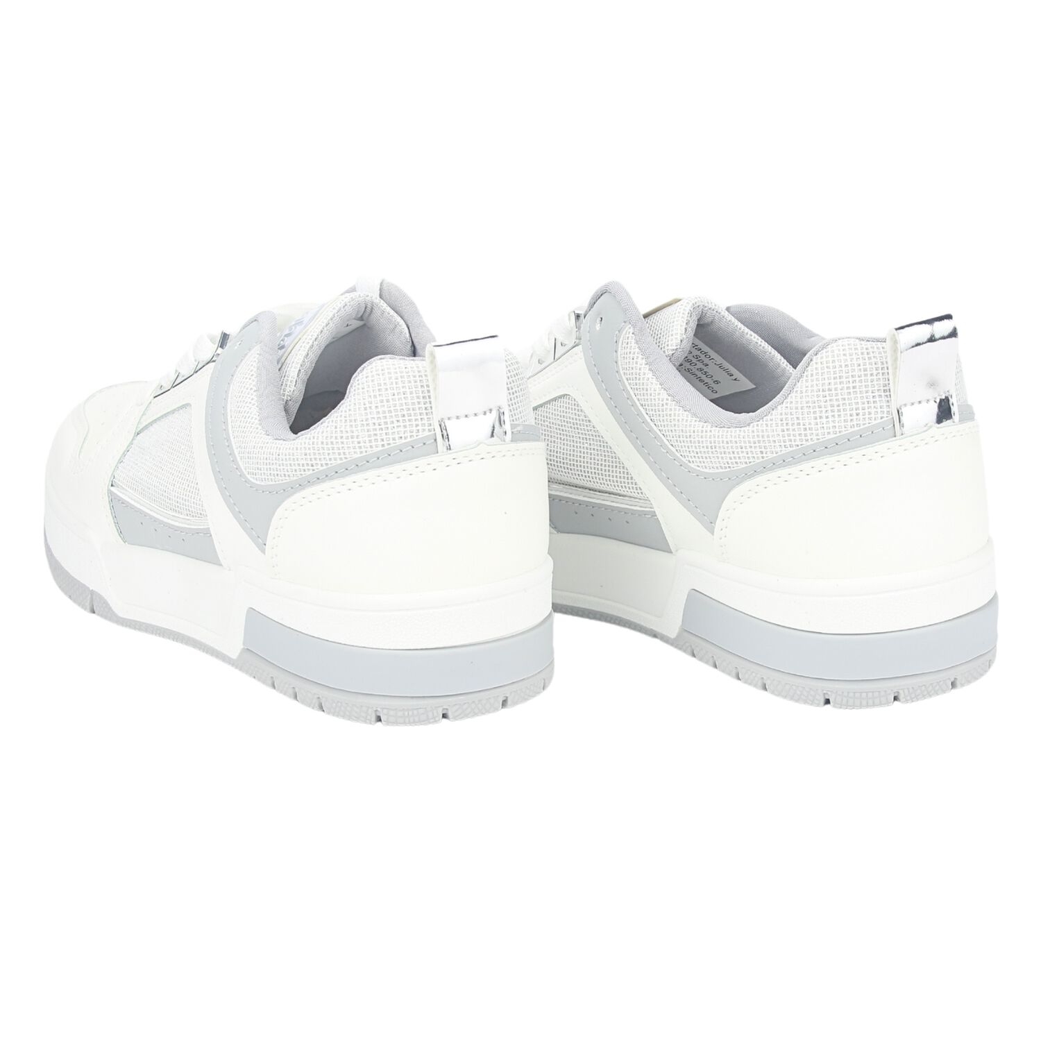 Zapatilla Chalada Mujer Joker-2 Plateado Urbano image number 5.0