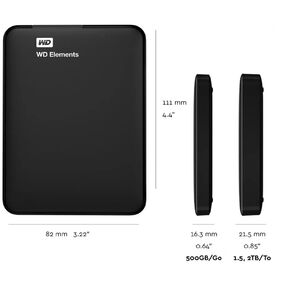 Disco Duro Externo Western Digital Elements 2tb