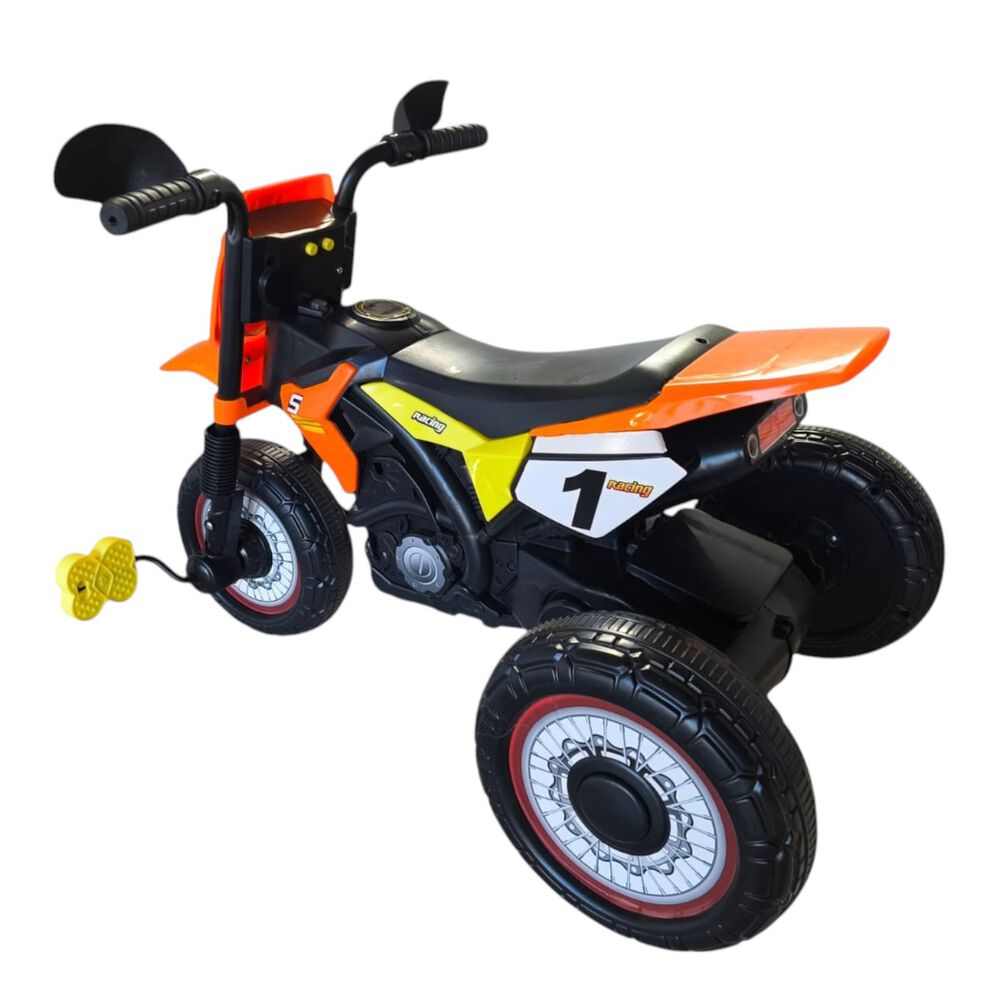Triciclo Infantil Tipo Moto 3 Ruedas Naranjo image number 6.0