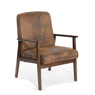 Poltrona Sitial Roma Suede Caf&eacute;